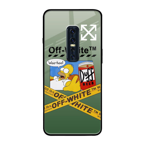 Duff Beer Vivo V17 Pro Glass Back Cover Online