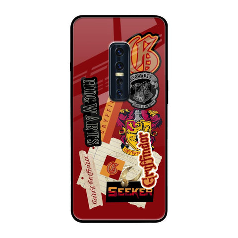 Gryffindor Vivo V17 Pro Glass Back Cover Online