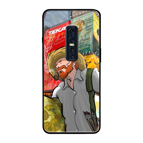 Loving Vincent Vivo V17 Pro Glass Back Cover Online