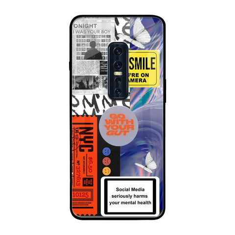 Smile for Camera Vivo V17 Pro Glass Back Cover Online