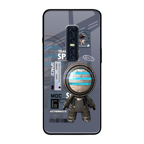 Space Travel Vivo V17 Pro Glass Back Cover Online