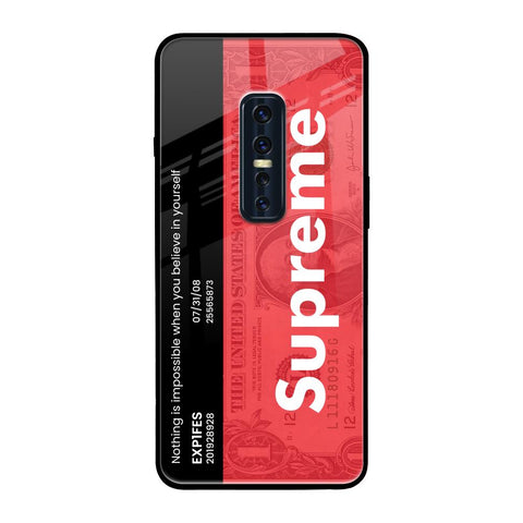 Supreme Ticket Vivo V17 Pro Glass Back Cover Online