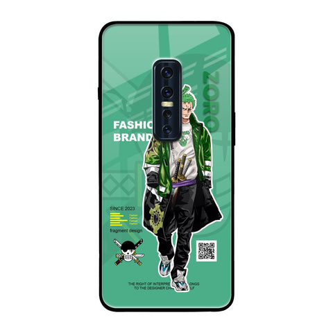 Zoro Bape Vivo V17 Pro Glass Back Cover Online