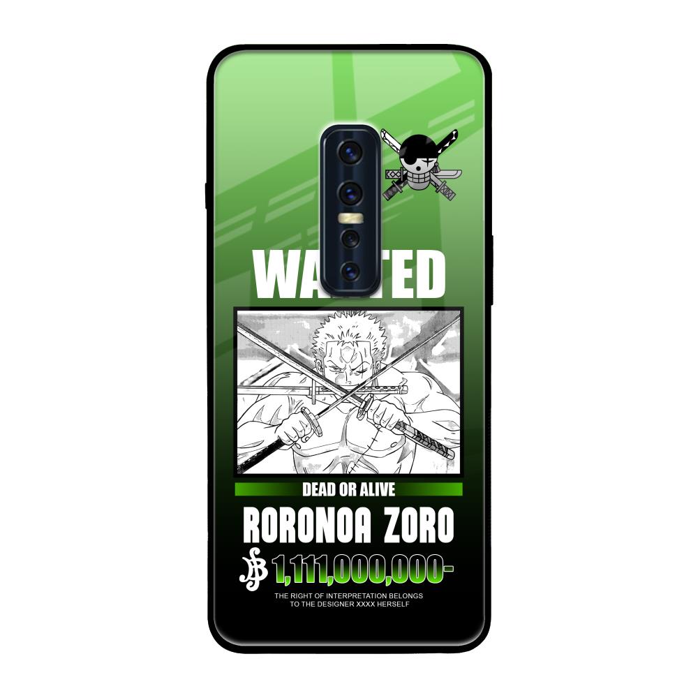 Zoro Wanted Vivo V17 Pro Glass Back Cover Online