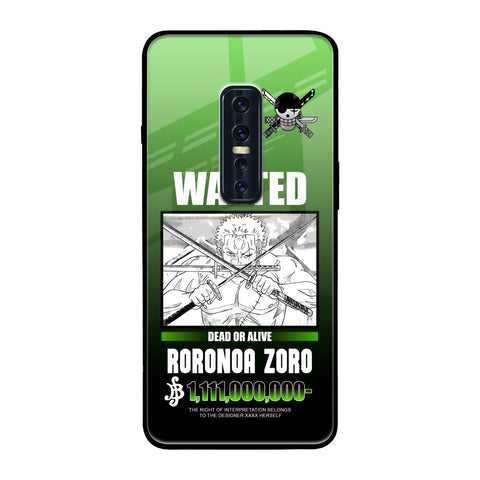 Zoro Wanted Vivo V17 Pro Glass Back Cover Online