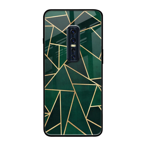 Abstract Green Vivo V17 Pro Glass Back Cover Online