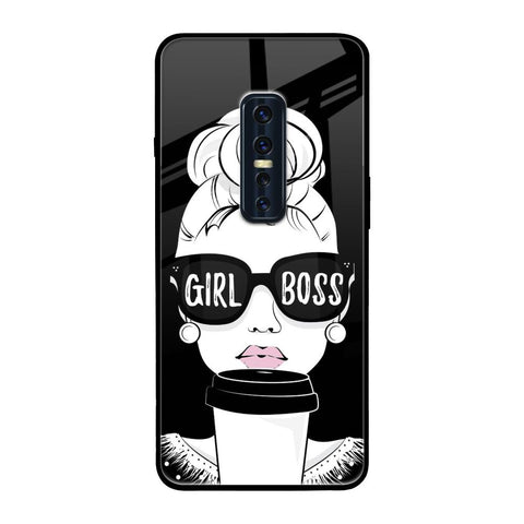 Girl Boss Vivo V17 Pro Glass Back Cover Online