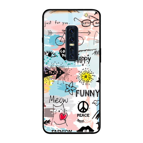 Just For You Vivo V17 Pro Glass Back Cover Online