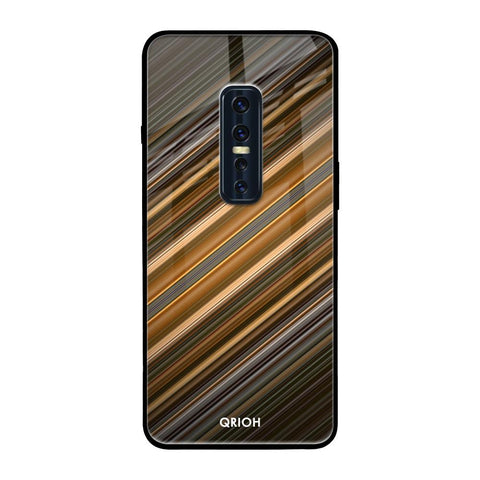 Diagonal Slash Pattern Vivo V17 Pro Glass Back Cover Online