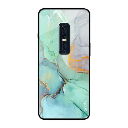Green Marble Vivo V17 Pro Glass Back Cover Online