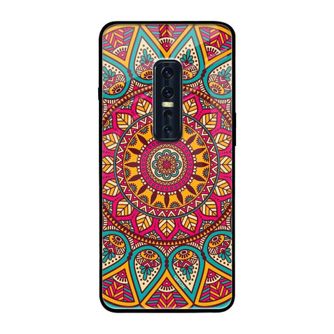 Elegant Mandala Vivo V17 Pro Glass Back Cover Online