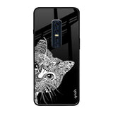 Kitten Mandala Vivo V17 Pro Glass Back Cover Online