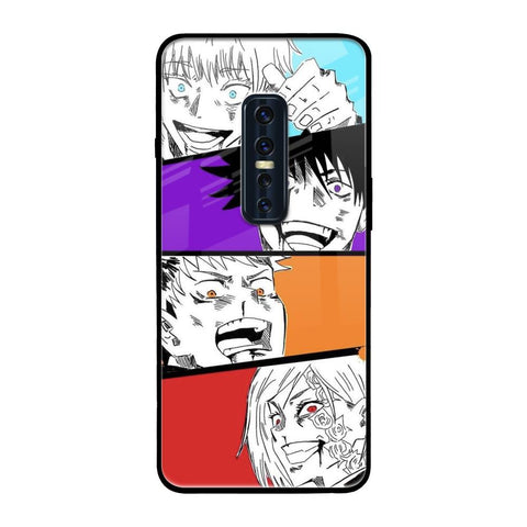 Anime Sketch Vivo V17 Pro Glass Back Cover Online