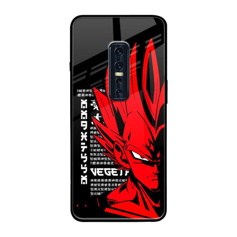 Red Vegeta Vivo V17 Pro Glass Back Cover Online