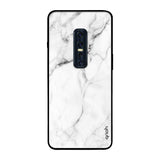 Modern White Marble Vivo V17 Pro Glass Back Cover Online