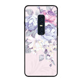 Elegant Floral Vivo V17 Pro Glass Back Cover Online