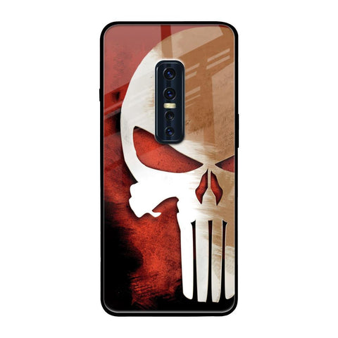 Red Skull Vivo V17 Pro Glass Back Cover Online