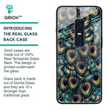 Peacock Feathers Glass case for Vivo V17 Pro