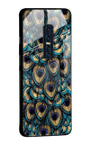 Peacock Feathers Glass case for Vivo V17 Pro