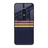 Tricolor Stripes Vivo V17 Pro Glass Cases & Covers Online