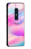 Colorful Waves Glass case for Vivo V17 Pro