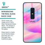 Colorful Waves Glass case for Vivo V17 Pro