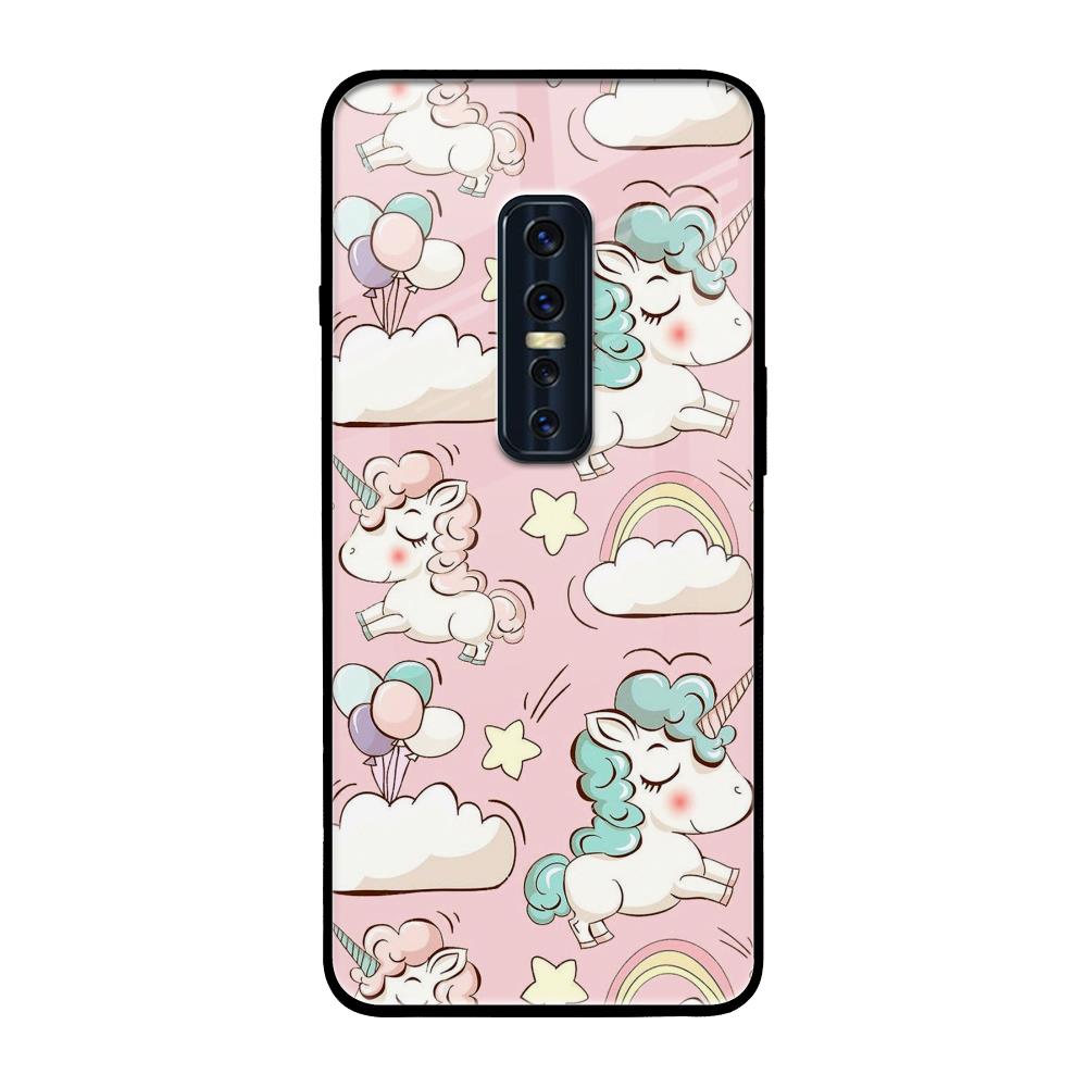 Balloon Unicorn Vivo V17 Pro Glass Cases & Covers Online