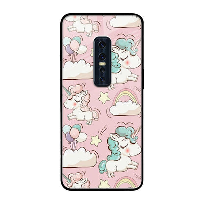 Balloon Unicorn Vivo V17 Pro Glass Cases & Covers Online