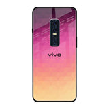 Geometric Pink Diamond Vivo V17 Pro Glass Back Cover Online