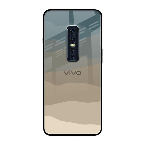 Abstract Mountain Pattern Vivo V17 Pro Glass Back Cover Online