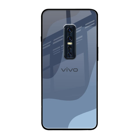 Navy Blue Ombre Vivo V17 Pro Glass Back Cover Online