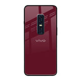 Classic Burgundy Vivo V17 Pro Glass Back Cover Online