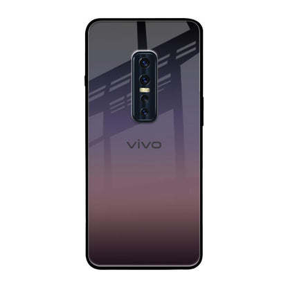 Grey Ombre Vivo V17 Pro Glass Back Cover Online