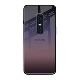 Grey Ombre Vivo V17 Pro Glass Back Cover Online