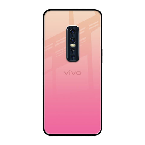 Pastel Pink Gradient Vivo V17 Pro Glass Back Cover Online