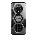 Hexagon Style Vivo V17 Pro Glass Back Cover Online