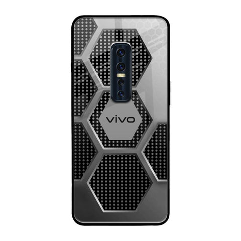 Hexagon Style Vivo V17 Pro Glass Back Cover Online