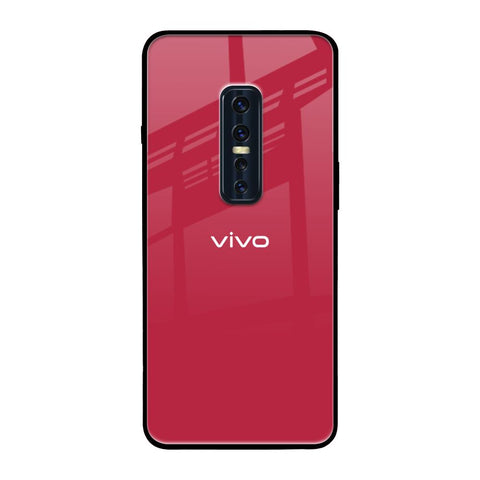 Solo Maroon Vivo V17 Pro Glass Back Cover Online