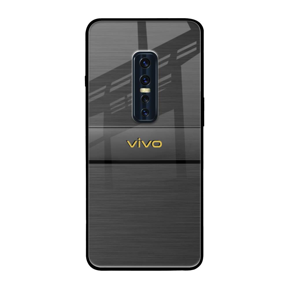 Grey Metallic Glass Vivo V17 Pro Glass Back Cover Online