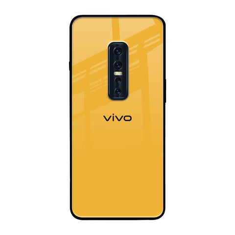 Fluorescent Yellow Vivo V17 Pro Glass Back Cover Online