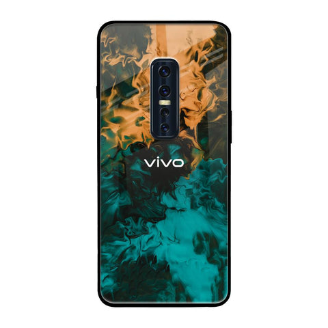 Watercolor Wave Vivo V17 Pro Glass Back Cover Online