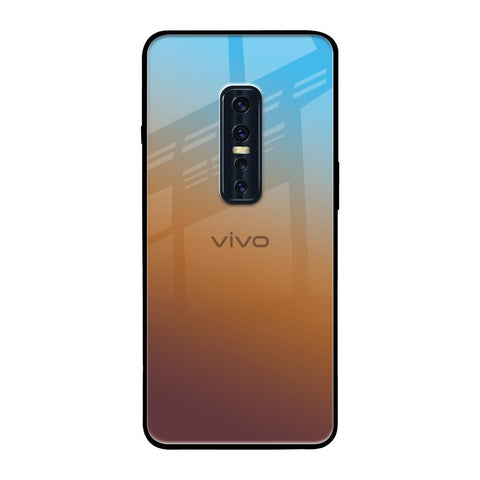 Rich Brown Vivo V17 Pro Glass Back Cover Online