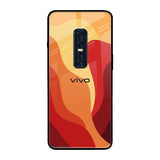 Magma Color Pattern Vivo V17 Pro Glass Back Cover Online