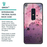 Space Doodles Glass Case for Vivo V17 Pro