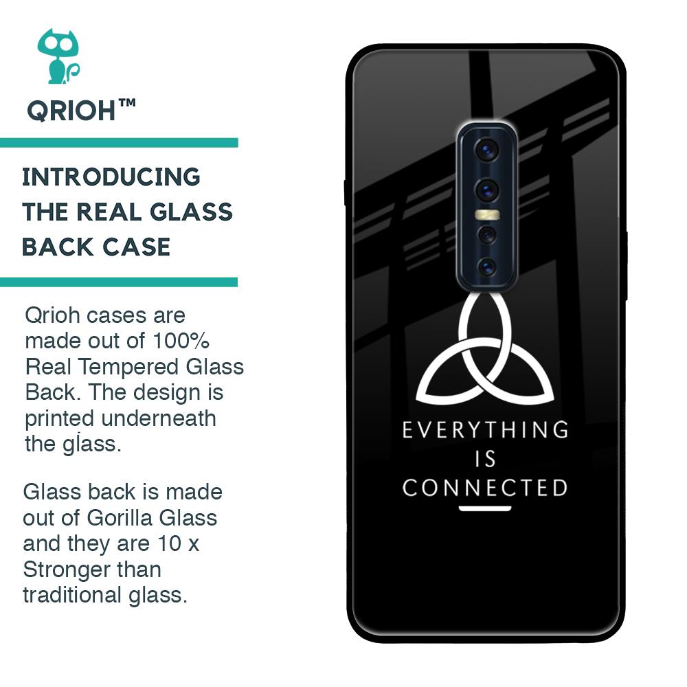 Everything Is Connected Glass Case for Vivo V17 Pro