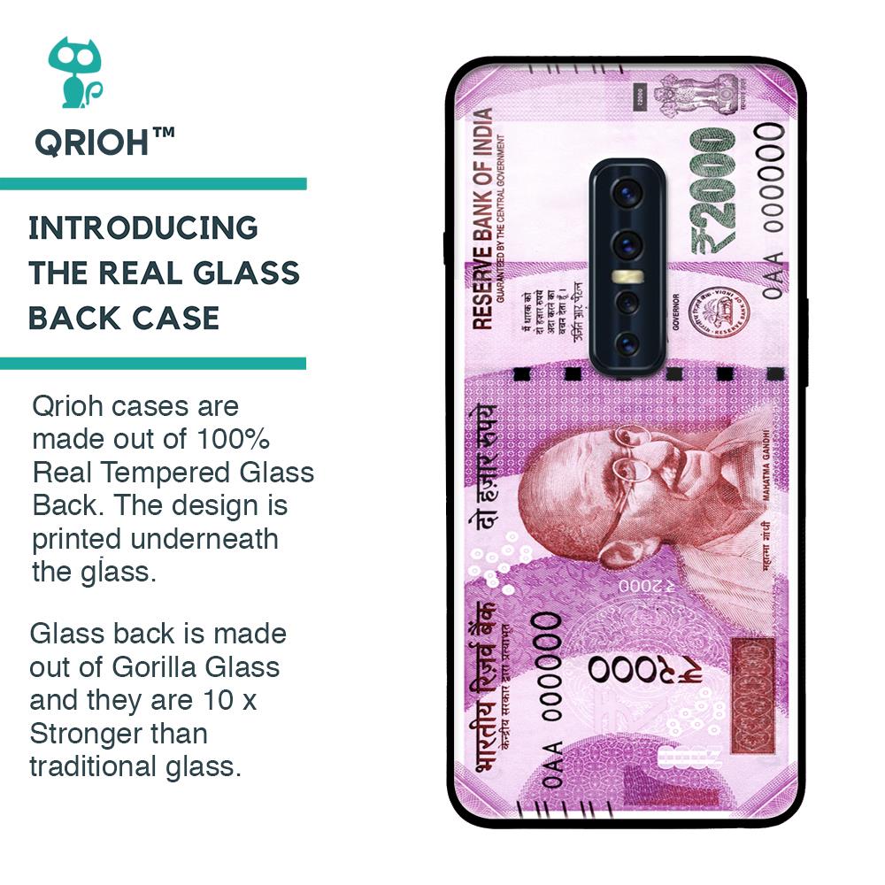 Stock Out Currency Glass Case for Vivo V17 Pro