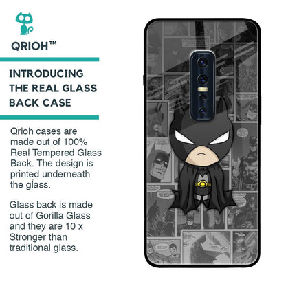 Cartoon Art Glass Case for Vivo V17 Pro