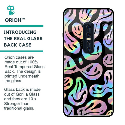 Acid Smile Glass Case for Vivo V17 Pro