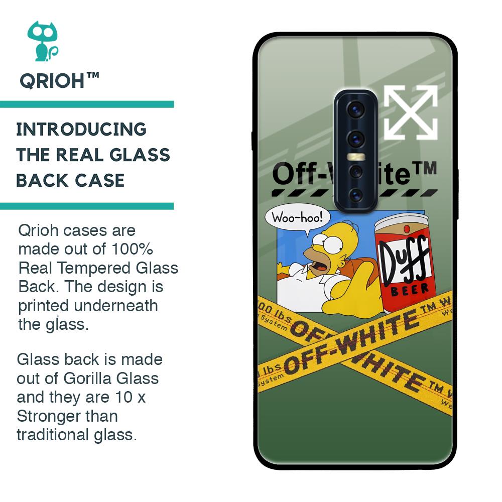 Duff Beer Glass Case for Vivo V17 Pro