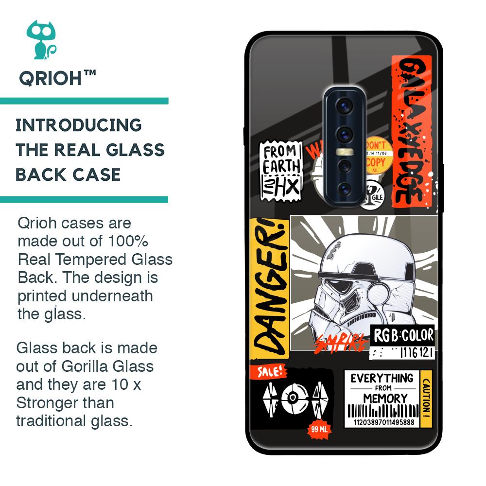 Galaxy Edge Glass Case for Vivo V17 Pro